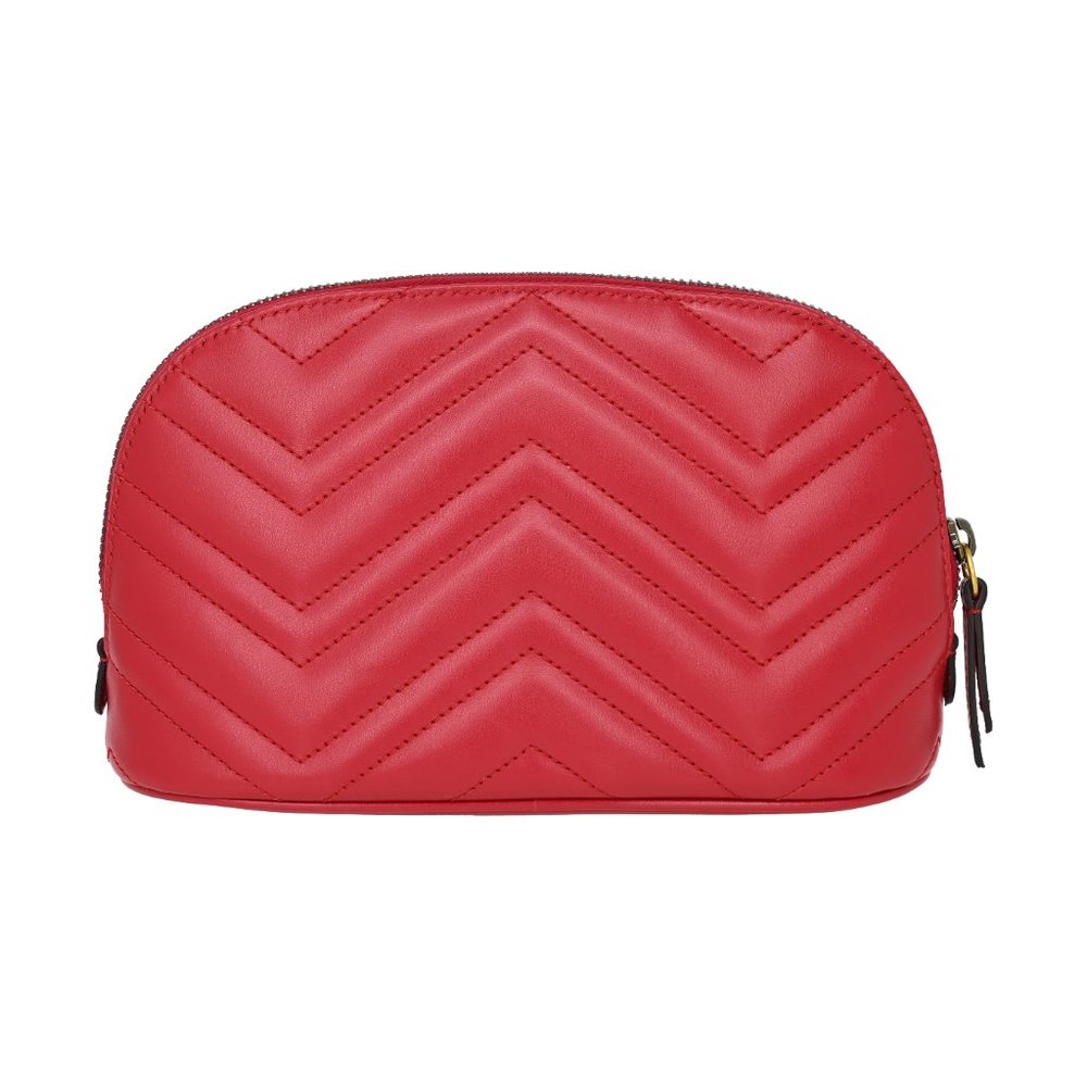 Gucci GG Marmont Matelasse Leather Large Pouch - Picture 3 of 8